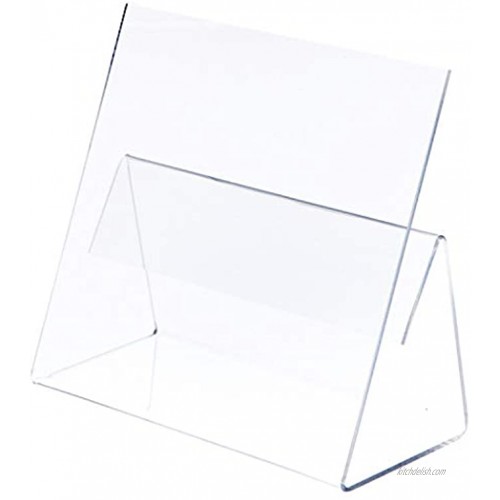 Plymor Clear Acrylic Cookbook Easel with Splatter Shield 12 W x 5.375 D x 10 H