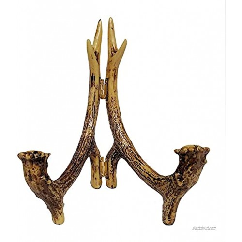 SLIFKA Antler Decor Easel Display Stand for Plates Books Photos