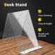 VANGELIX 6 Pack Acrylic Book Stand with Flat Ledge Large Book Display Stand Clear Stand for Display Picture Stand and Acrylic Stand Designed for Comic Book Photo and Notebook