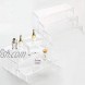 ANDGOO Display Risers 6 Pcs Rectangular Clear Acrylic Showcase Collectibles Display Stands Suitable for Retail Shoe Showcase Jewelry Funko Pop Figures