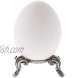 Bard's Pewter Egg Stand Holder Princess Ann 0.875 Diameter Pack of 2 Fits Hen Sized Eggs