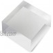 Huang Acrylic 2” Thick Square Display Riser Block 4x4
