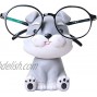Konrisa Creative Glasses Holder Stand Schnauzer Reading Glasses Stand Reader Gift Spectacle Display Stand Sunglasses Eyeglass Holder for Men Women Home Office Decoration Auto Ornament