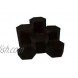 Premium Black Velvet Six-Piece Risers Set. Hexagonal Shape Risers.