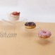 Supwer Clear Acrylic Display Risers,Acrylic Display Riser Set of Three（3”,4”,5”）,Clear Showcase Jewelry Candy Dessert Display Riser Shelf
