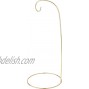 Bard's Gold-Toned Ornament Stand 12 H x 5.25 W x 5.25 D