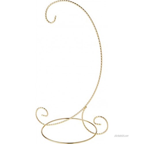 Bard's Twisted Gold-Toned Ornament Stand Large 12.25 H x 7.5 W x 7.5 D