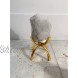 One Modern Brass Coated Claw | Gold Crystal Display Stand | Mineral Sphere Display Stand
