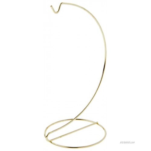 Plymor Simple Gold Ornament Stand 9 H x 3.75 W x 3.75 D