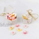 AerWo 50pcs Marble Wedding Party Favor Boxes Gold Wedding Candy Boxes Bags Hexagonal Chocolate Treat Gift Boxes with Ribbons for Wedding Bridal Shower Baby Shower Birthday Party Decoration