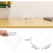 AITEE Small Acrylic Box with Lid Clear Cube Display Case Mult-Purpose Box Square Container for Holding Staples Highlighters Adhesive Tape Paper Clips Stamps Display in Office or Home Small