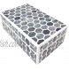 Antique Handcrafted Grey Bone Inlay Decorative Box Premium Home Decor Big storage box 7X5X4  Grey