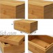 Bamboo wood storage box with cover wooden storage box combination storage box bamboo natural heaven and earth cover wooden boxwooden packaging gift box,storage tea box 6.3X4.72X2.76 inch
