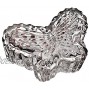Fine Crystal 3.5' Covered Butterfly Box.