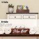 MAKE FAVE Bathroom Decor Box Toilet Paper Storage with Funny Sign for Gift Farmhouse Style Rustic Wooden Organizer Fir Wood