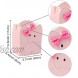 OurWarm 50pcs Cute Elephant Baby Shower Favor Boxes 3D Large Baby Girl Gift Candy Boxes with Pink Bowtie for Baby Shower Party Supplies Baby Girls Birthday Decorations Pink