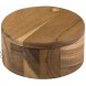 Paula Deen Pantryware Wood Salt Cellar With 2-Compartments Wood Salt Box With 2-Compartments Brown