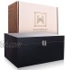 Wooden Gift Boxes Large Memory Box For Keepsakes Decorative Boxes With Lids Wooden Box With Hinged Lid Black Box Wood Boxes Storage Box With Lid Wooden Storage Box Wood Box With Lid