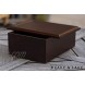 Wooden Storage Box for Home Large Wood Stash Box Dark Brown Storage Box with lid Wooden Boxes Dark Brown