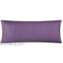 Evolive Ultra Soft Microfiber PillowcasesEvolive Ultra Soft Microfiber Body Pillow Cover Pillowcases 21x54 with Hidden Zipper Closure Dusty Lavender Body Pillow Cover 21x54