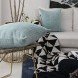 Home Brilliant Decorative Pillow Covers for Couch Chenille Throw Pillow Covers Sofa Bench 2 Packs 18x18 inches Teal