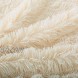Reafort Luxury Long Hair PV Fur Faux Fur Body Pillow Cover Case 21x50 with Hidden Zipper Closure Cream 21X 50 Pillow Cover