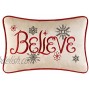 C&F Home Believe Embroidered Petite Pillow 8 x 12 Red