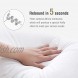 Emolli Decorative Throw Pillow Set 2 Pack Microfiber Filled White Cotton Cover Throw Pillow Insert 18 x 18 inches