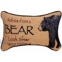 Manual The Lodge Collection Reversible Throw Pillow 12.5 X 8.5-Inch Advice from a Bear X Your True Nature