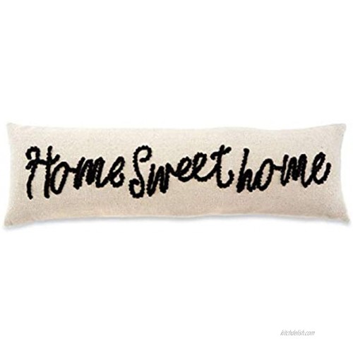 Mud Pie Sweet Home Knot Pillow 1 Count Pack of 1 White