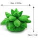 Succulent Pillow Plant Shaped Plush Toys Universal for Boys and Girls Cactus Kawaii Decorative Leaf Pillow Lovely Plant Plush Decoration Green