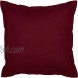 VHC Brands Ninepatch Star Quilted Pillow 12x12 Country Bedding Accessory Burgundy