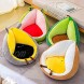 CHEOALFA 22x22 Washable Floor Cushion with Pillow Insert Chair Pad Floor Pillow with Back for Children's Reading Area Tatami Balcony Outdoor Office Chair Pet Bed Cute Egg