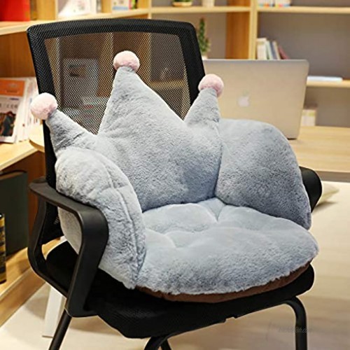 Crown Soft Cushion Large Floor Pillow Plush Patio Armchair Seat Support Cozy Seat Pad Office Relieves Back Coccyx Sciatica and Tailbone Pain Relief Chair Cushions for Home Office Sofa Car