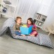 Floor Lounger Pillow casing for boy Girl Soft Minky Plush Arrow Print Cover Sleeve Only! Perfect Reading and Watching TV Cushion Excellent for Sleepovers Queen Size; …