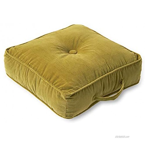 Greendale Home Fashions Omaha 21-inch Square Floor Pillow Army Green