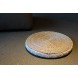 IMMASTUDIO 2 Pieces Modern Handcrafted Ivory Round Straw Floor Cushion Traditional Japanese Style Dia. 45cm X 4cm Ivory and Rounded