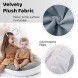 Kids Floor Pillow Cushion Seating Round Large Floor Cushion Oversized Circle Pillow for Reading Nook Canopy Nursery Playroom Teepee Meditation Soft Big Circular Cushion with Cute Pompom Grey 23.6