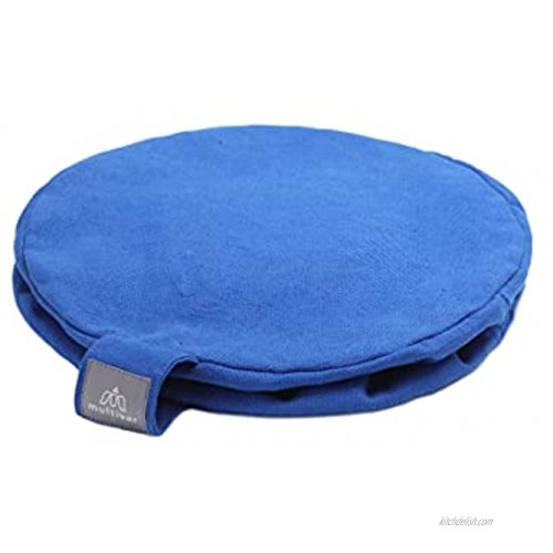 Meditation Pillow Cover,Meditation Pillow core,Meditation Cushion,Floor Pillow 155 Linen Blue