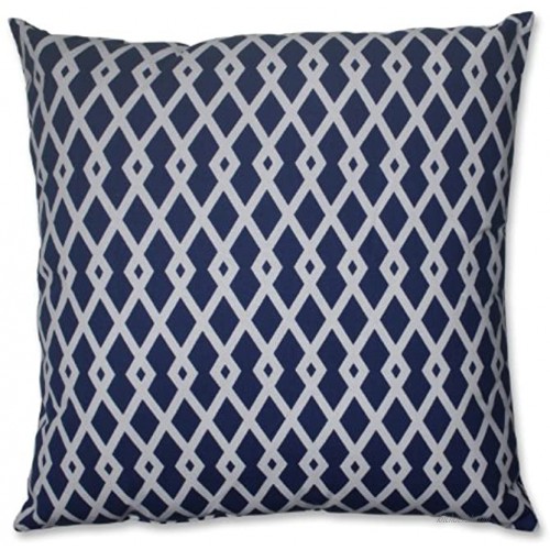 Pillow Perfect Graphic Ultramarine Floor Pillow 24.5-Inch