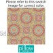 Pillow Perfect Outdoor Indoor Delancey Jubilee Floor Pillow 25 x 25