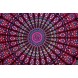 Rajwada Fashion Large Hippie Mandala Round 32 inch Floor Pouf Cushion Cover Hippie Decorative Indian Bohemian Seating Ottoman Throw Cover Yoga Decor Meditation Seating Zipped Purple