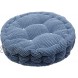 Saim Round Pillow Chair Pad Thickened Tatami Cushion Indoor Outdoor Pad Blue 42cm
