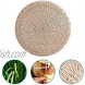 Woven Straw Cushion Round Pouf Tatami Yoga Seat Pillow Floor Mat Dining Room Home Decoration for Living Room Garden