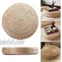 Woven Straw Cushion Round Pouf Tatami Yoga Seat Pillow Floor Mat Dining Room Home Decoration for Living Room Garden