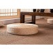 Yosoo Health Gear Tatami Cushion 15.75 x 2.36in Japanese Style Round Pouf Tatami Cushion Straw Seat Cushion Floor Pillow for Meditation Zen Yoga Tea Ceremony and Floor Window Decoration