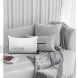 12 x 20 Throw Pillow Inserts Outdoor Pillow Insert Waterproof for Couch Set of 2 Small Lumbar Pillows for Bed Couch Pillows White Sofa Pillow Indoor