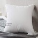ACCENTHOME Premium 4 pc Pack Hypoallergenic Square Form Pillow sham Stuffer 18x18 inches