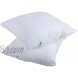 Aiwendish Overstuffed 26x26 Euro Pillow Inserts Set of 2 Zippered Premium Down Alternative Square Throw Pillow Cushion Form White