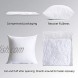 Calibrate Timing 4 Packs 14 x 14 Pillow Inserts Hypoallergenic Square Cushion Pillow Filler Decorative Couch Pillows Stuffer 14 x 14 inches